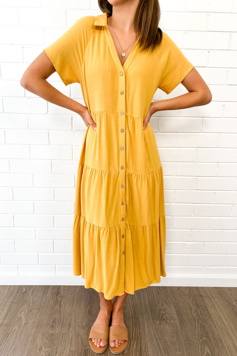 Alyssa Midi Dress - Summer Brights