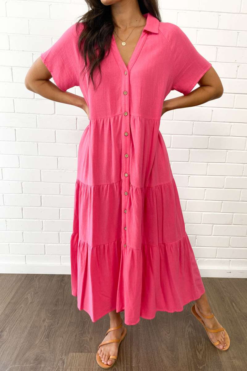Alyssa Midi Dress - Summer Brights - Image 121