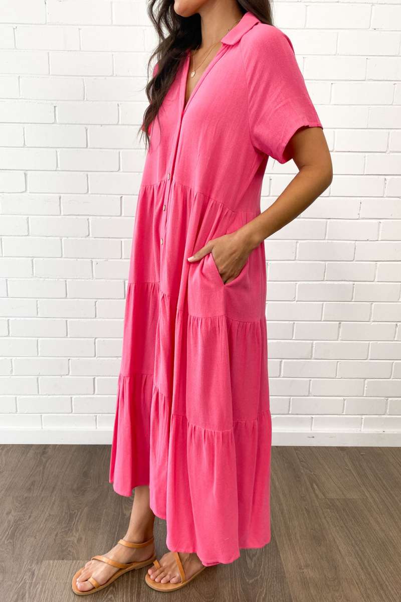 Alyssa Midi Dress - Summer Brights - Image 122