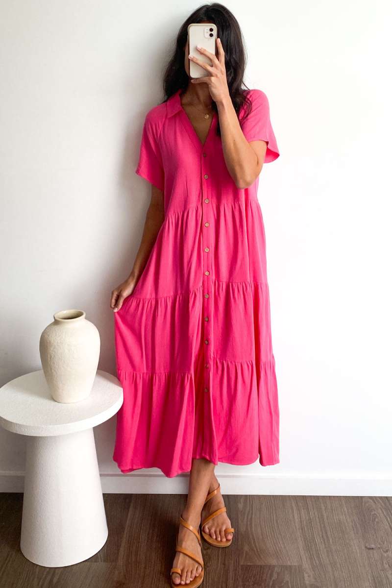 Alyssa Midi Dress - Summer Brights - Image 124