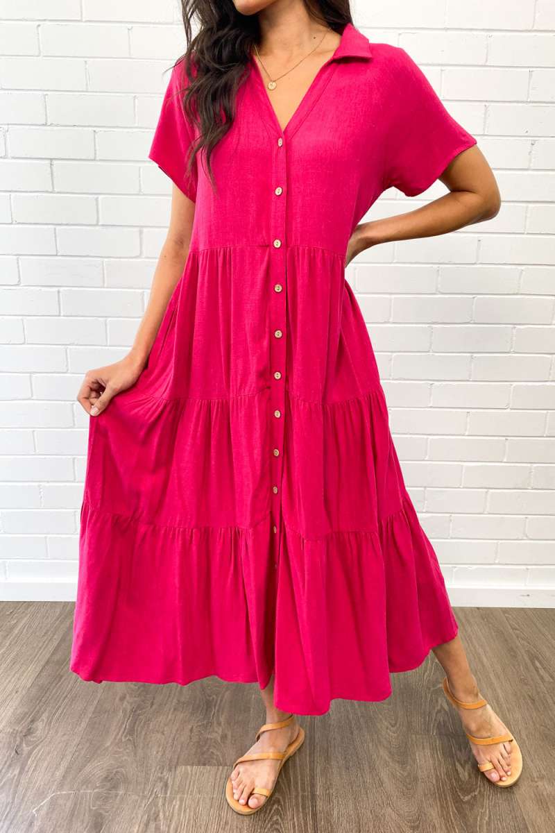 Alyssa Midi Dress - Summer Brights - Image 70