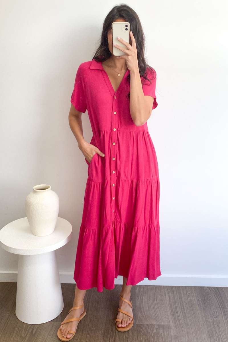 Alyssa Midi Dress - Summer Brights - Image 77