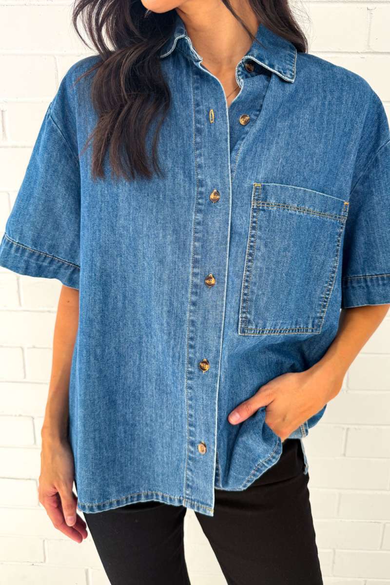 Charlie Denim Shirt - Image 3