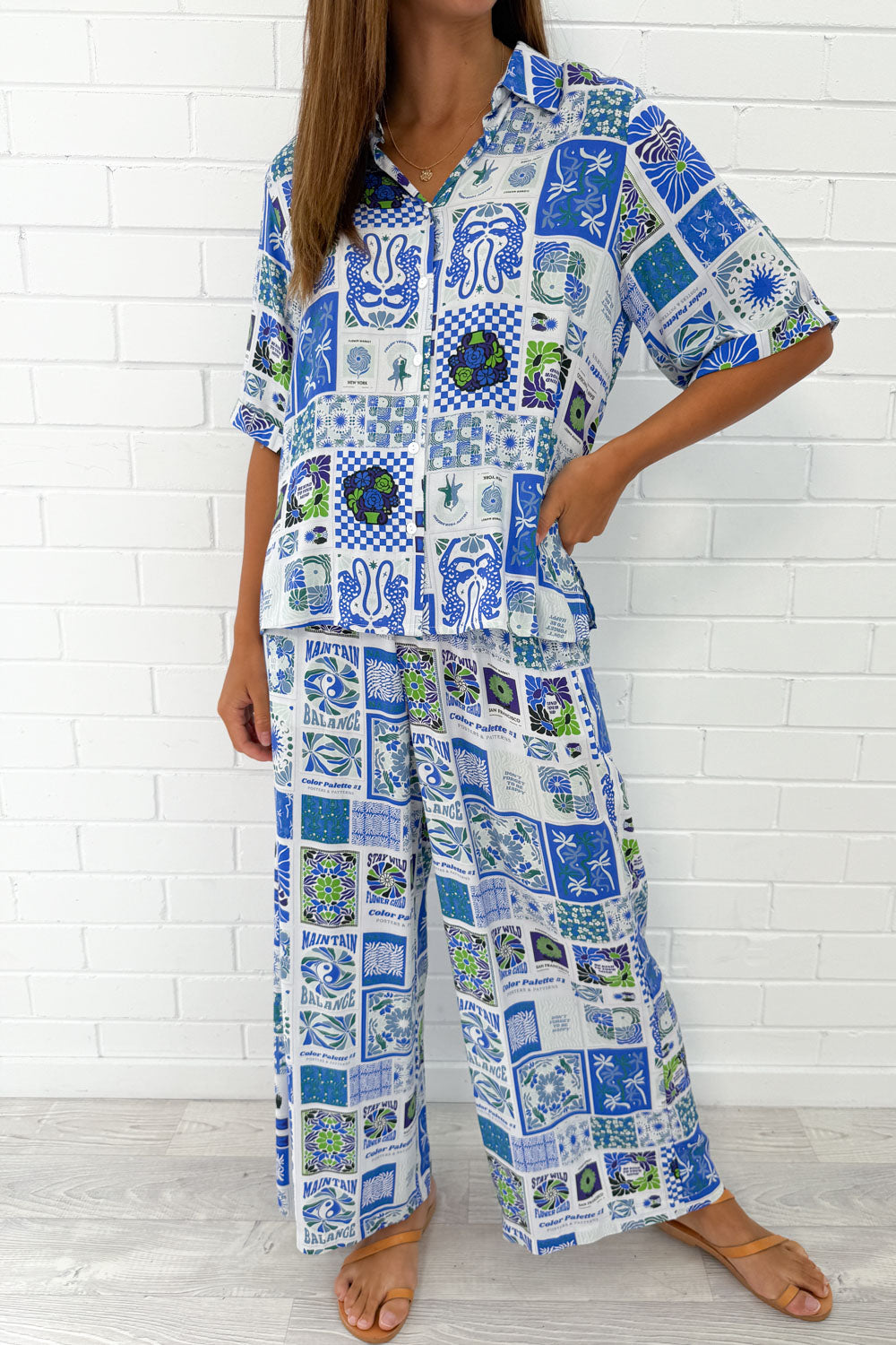 Clarita Shirt & Pants Set