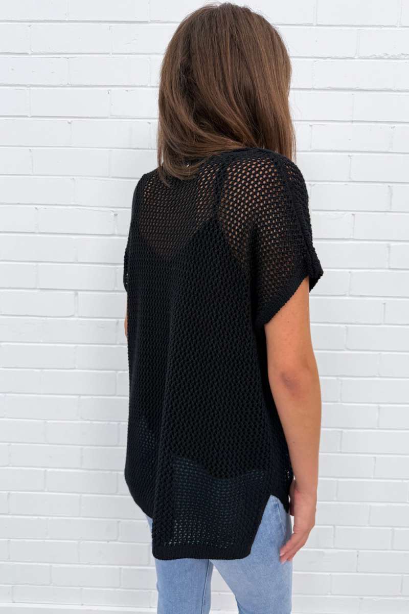 Daisy Crochet Knit Top - Image 12