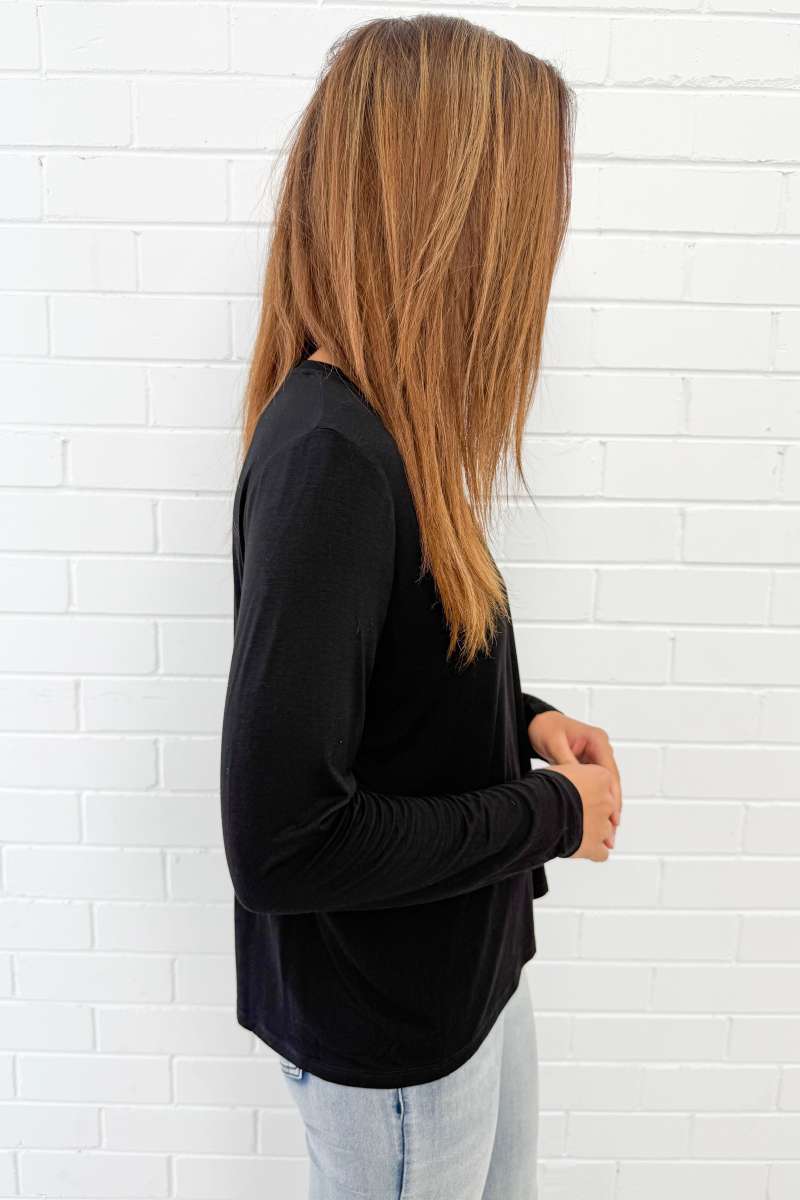 Long Sleeve Everyday Scoop Tee - Image 5