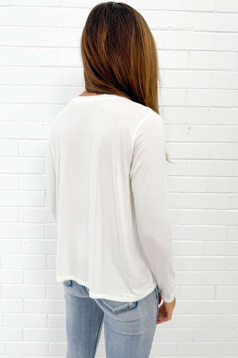 Long Sleeve Everyday Scoop Tee - Image 16
