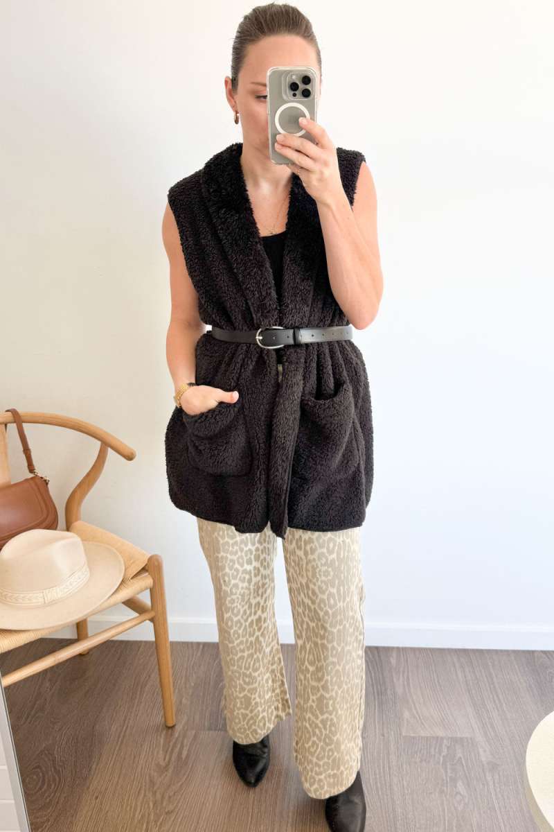 Midi Teddy Vest - Image 6