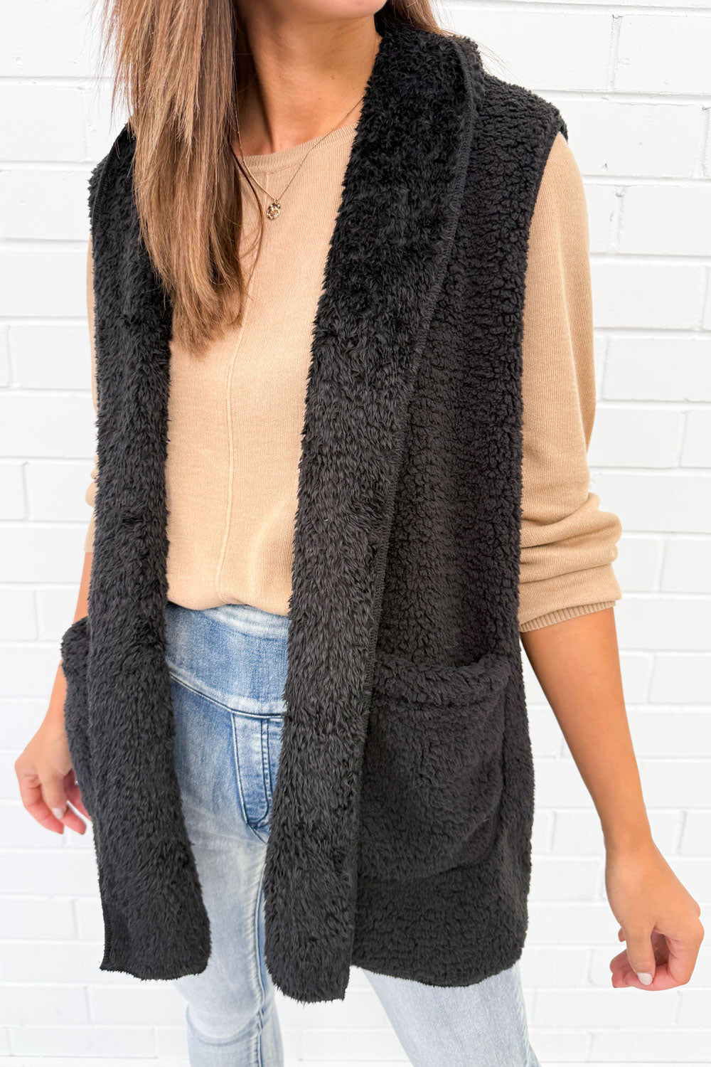 Midi Teddy Vest