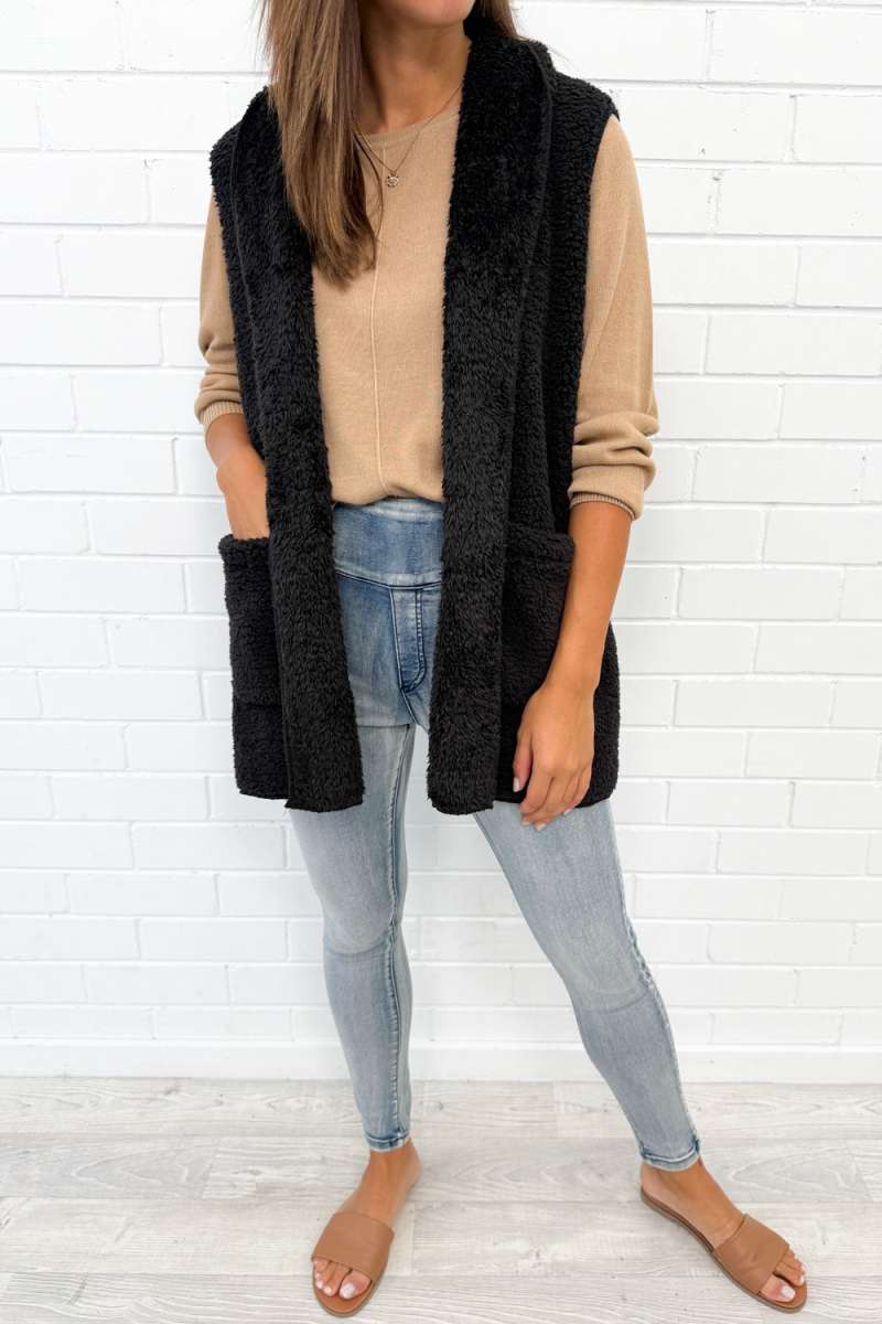 Midi Teddy Vest - Image 2