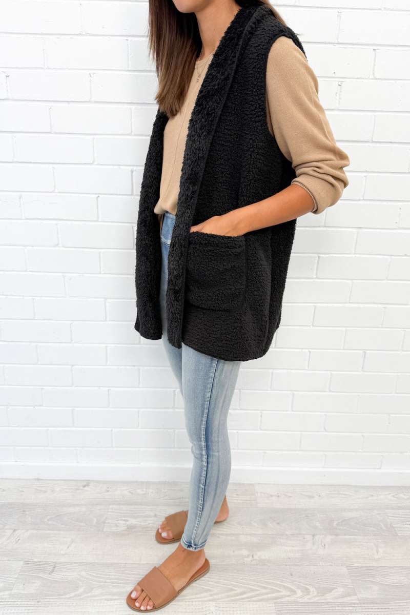 Midi Teddy Vest - Image 3