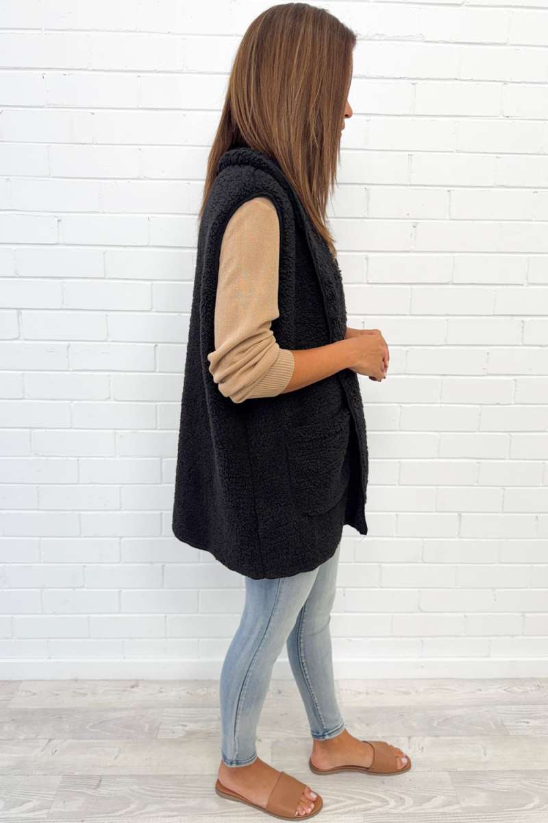 Midi Teddy Vest - Image 4