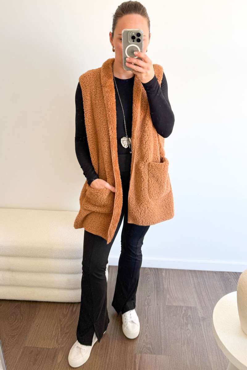 Midi Teddy Vest - Image 14