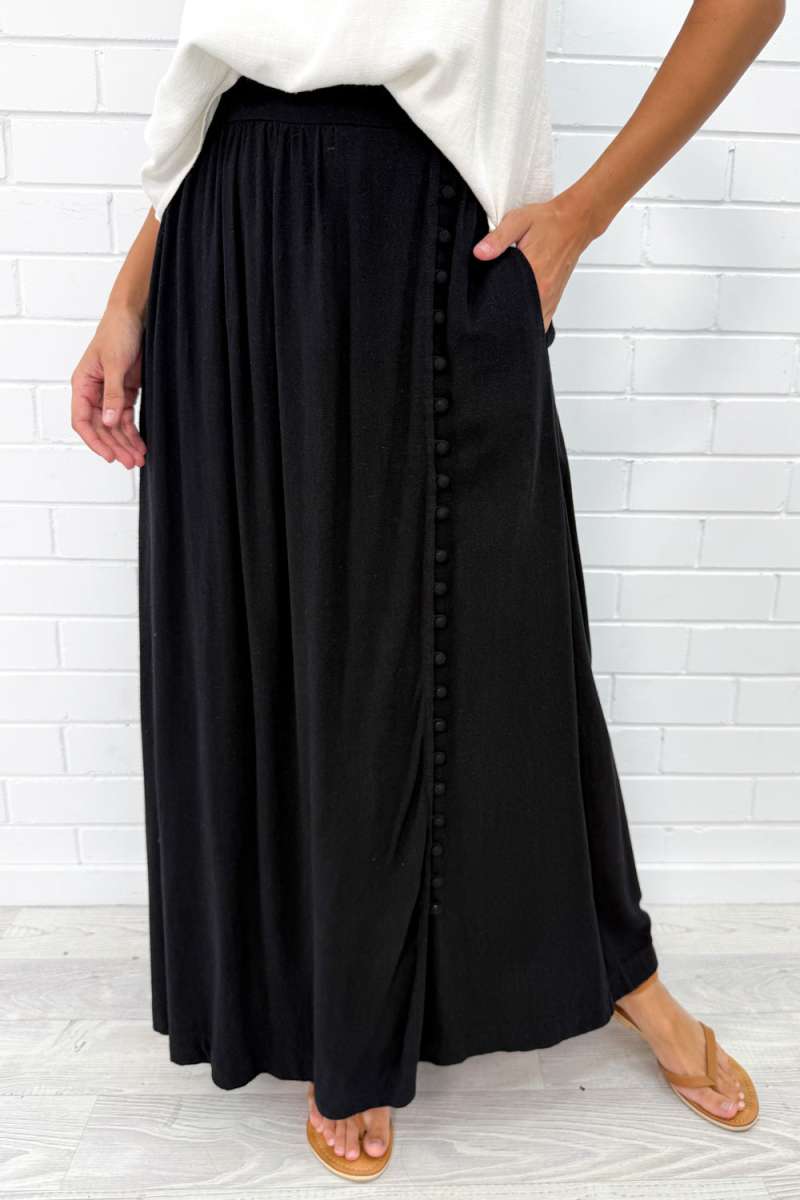 Olivia Linen Maxi Skirt - Image 7