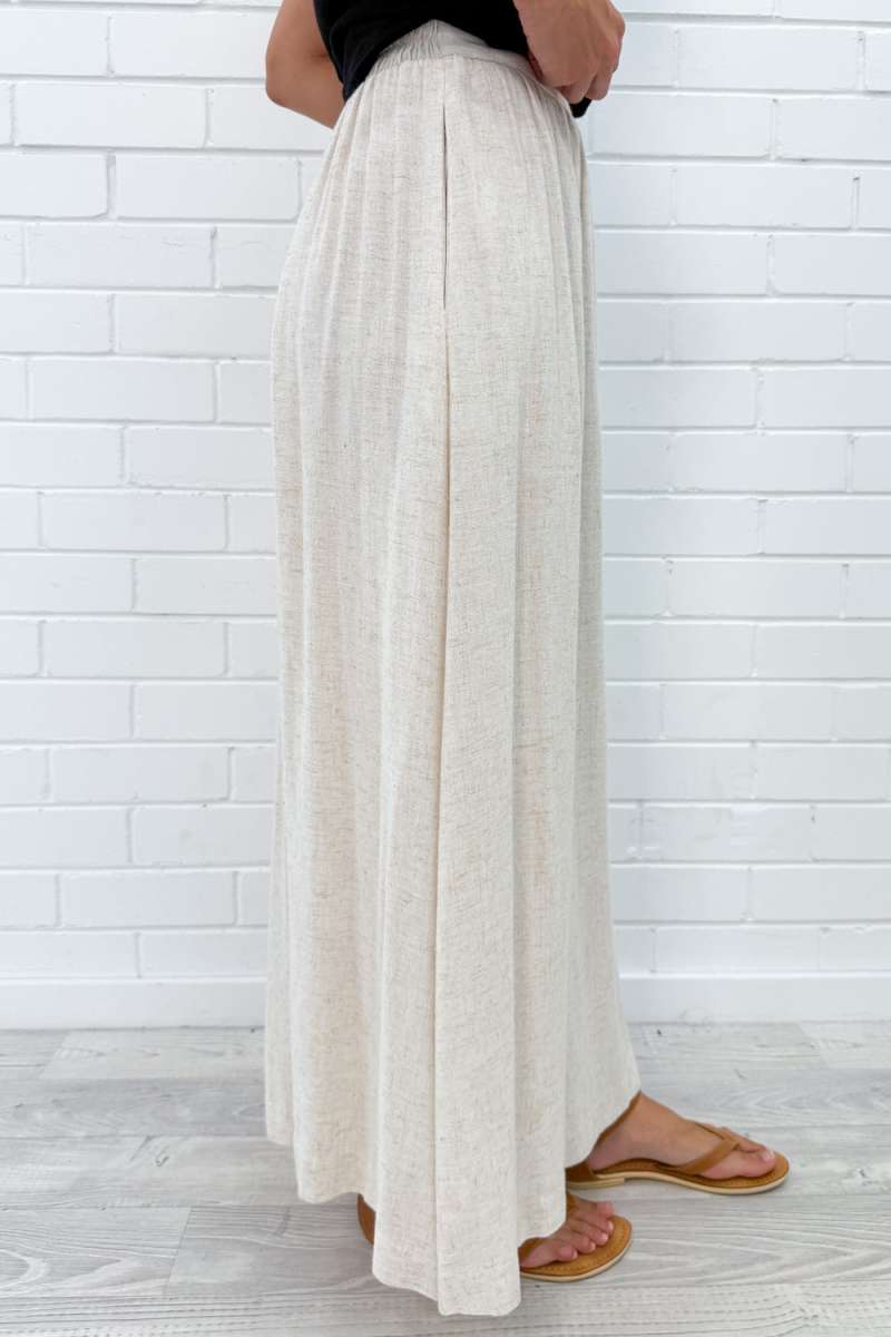 Olivia Linen Maxi Skirt - Image 15
