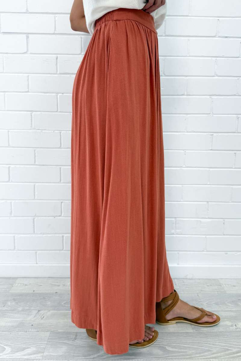 Olivia Linen Maxi Skirt - Image 4
