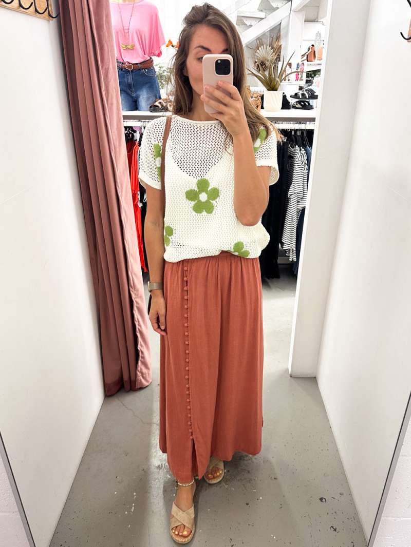 Olivia Linen Maxi Skirt - Image 6