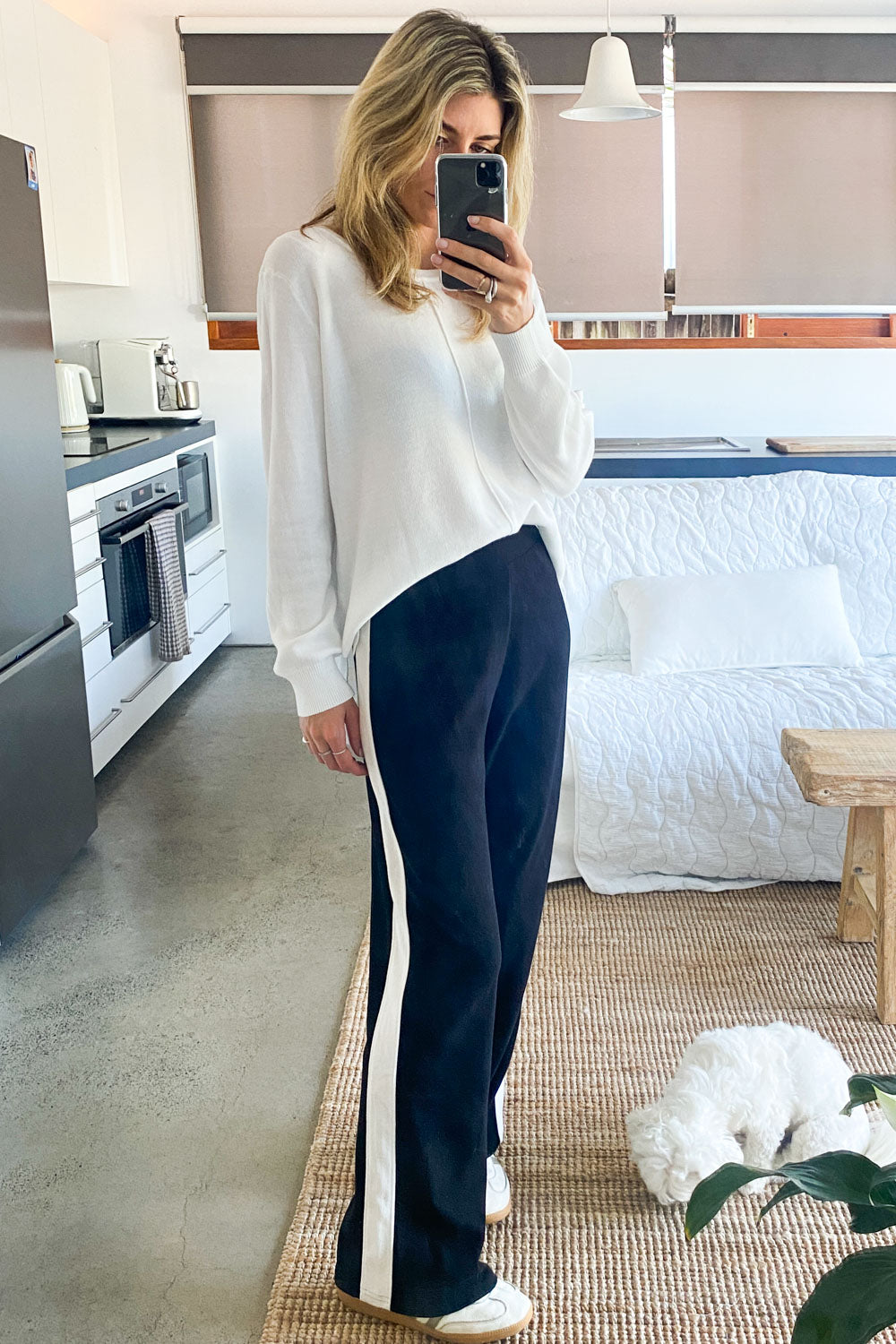 Terry Stripe Pants